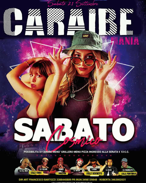 Caraibe – Cosmico – Sabato